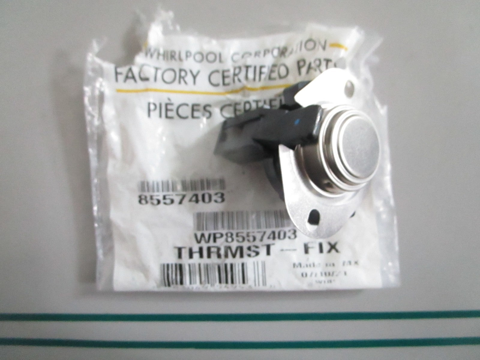 NEW OEM WP8557403 8557403 Whirlpool Thermostat 0820