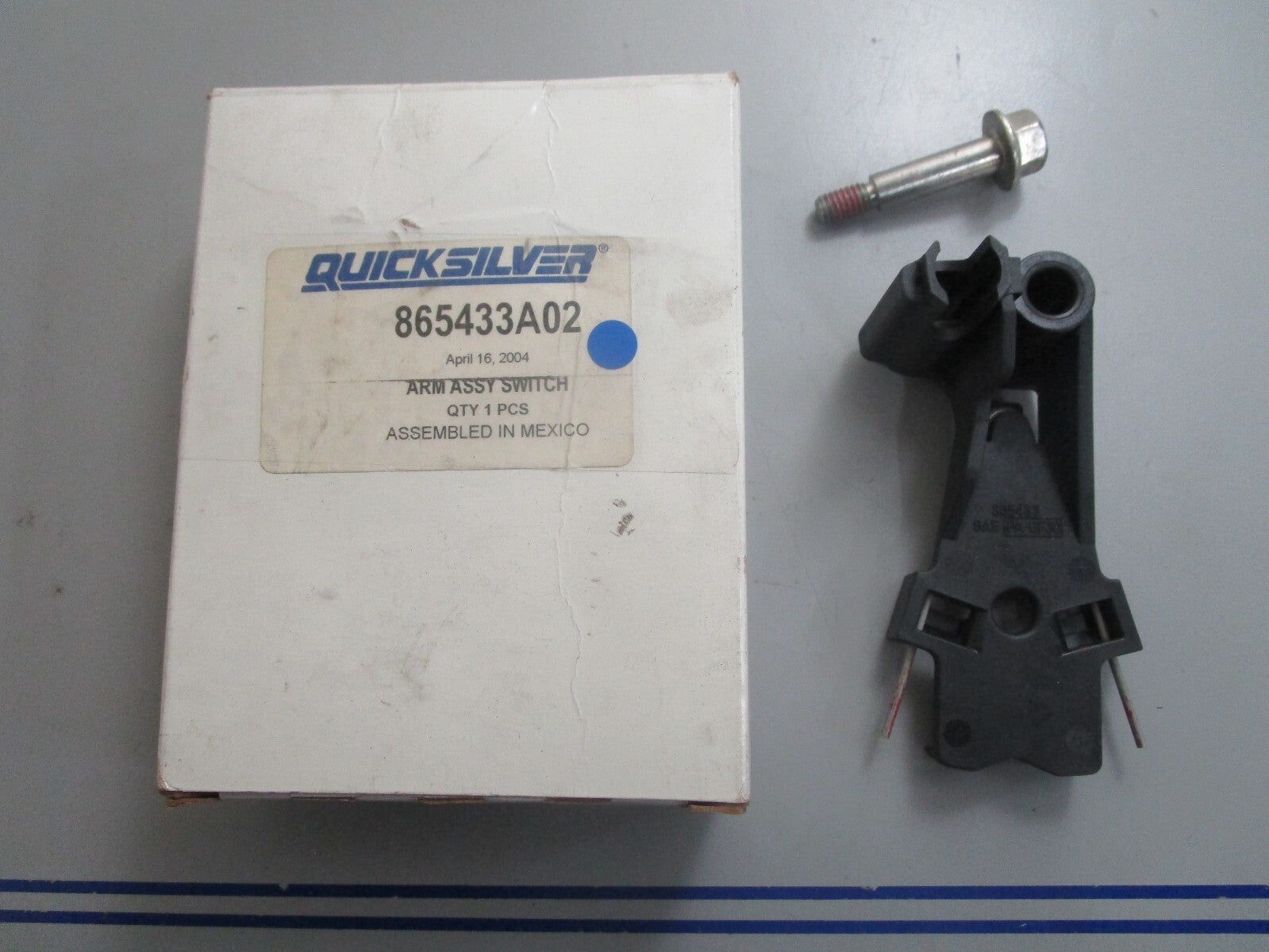 *NEW OEM* 0820 Mercury Quicksilver Arm Assembly Switch 865433A02