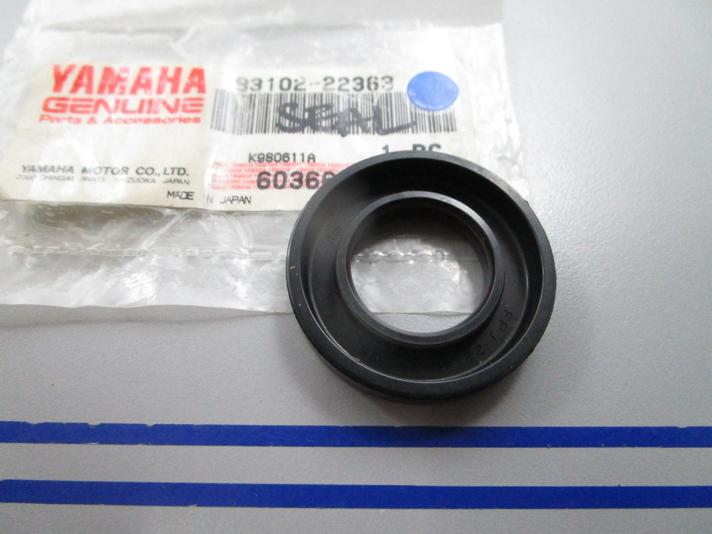 NEW OEM 93102-22363 Yamaha Plate Seal 0810