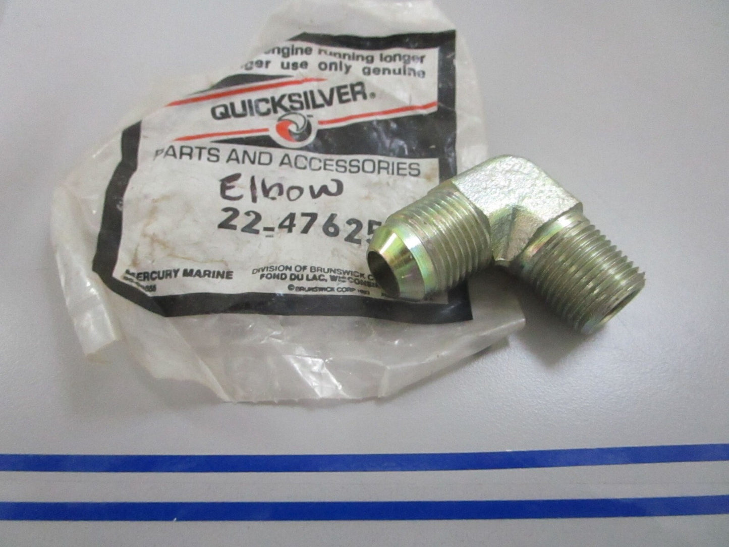 *NEW OEM* 0770 Mercury Quicksilver Elbow 22-47625