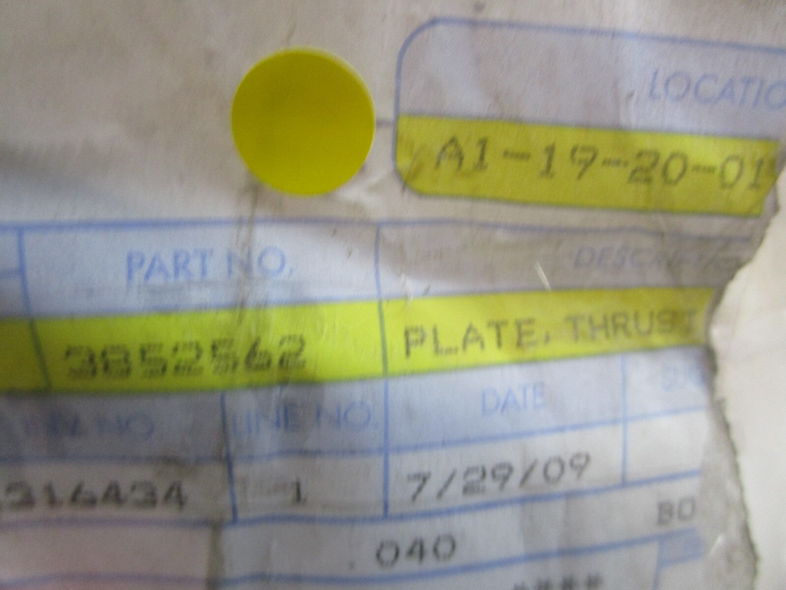 *NEW OEM* 0810 OMC Johnson Evinrude Thrust Plate 3852562