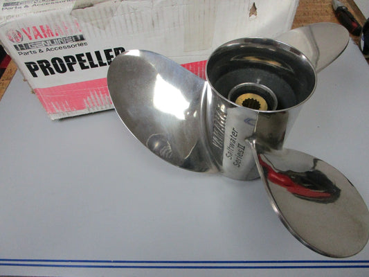 *NEW OEM* 0720 Yamaha Saltwater Series 3 LH SS 15 ¾ x 15 Propeller 6D1-45976-00