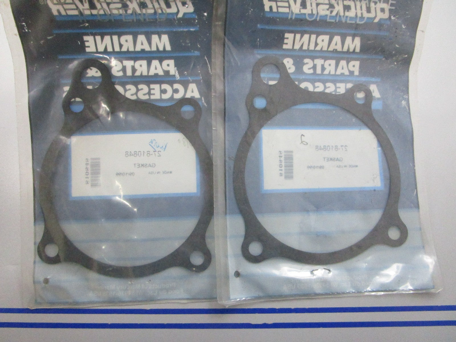 NEW OEM (LOT OF 2) 27-810848 Mercury Quicksilver Gasket 0810