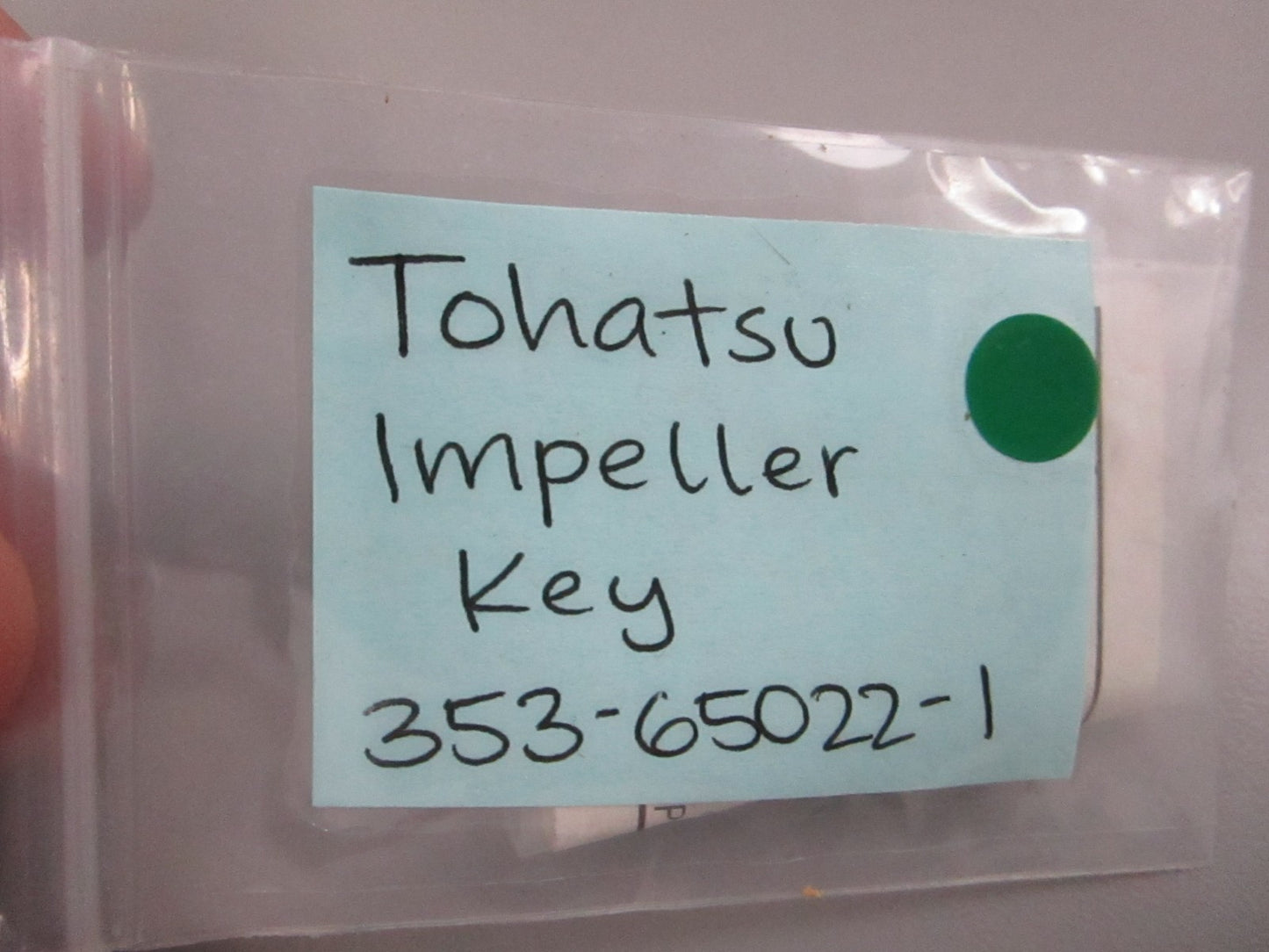 NEW OEM 353-65022-1 353650221 Tohatsu Impeller Key 0810