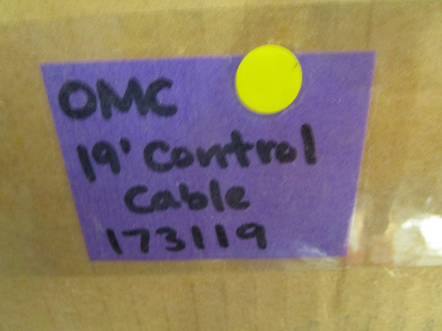 *NEW OEM* 0820 OMC Johnson Evinrude 19' Control Cable 173119 0173119