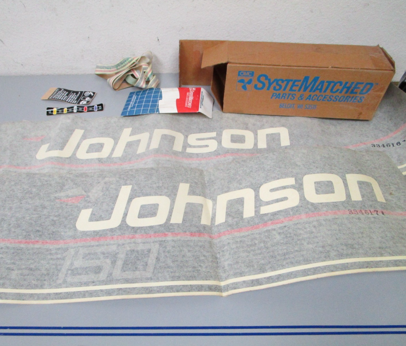 *NEW OEM* 0720 OMC Johnson 150 Decal Set 433142 0433142