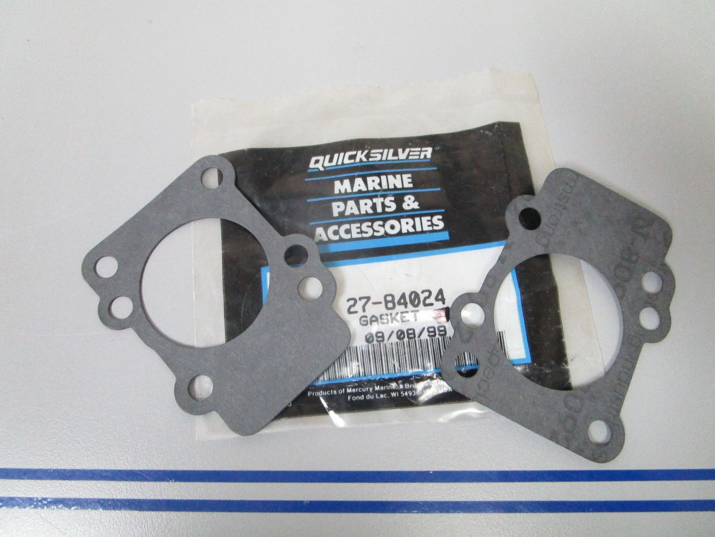 NEW OEM (LOT OF 2) 27-84024 Mercury Quicksilver Gasket 0810