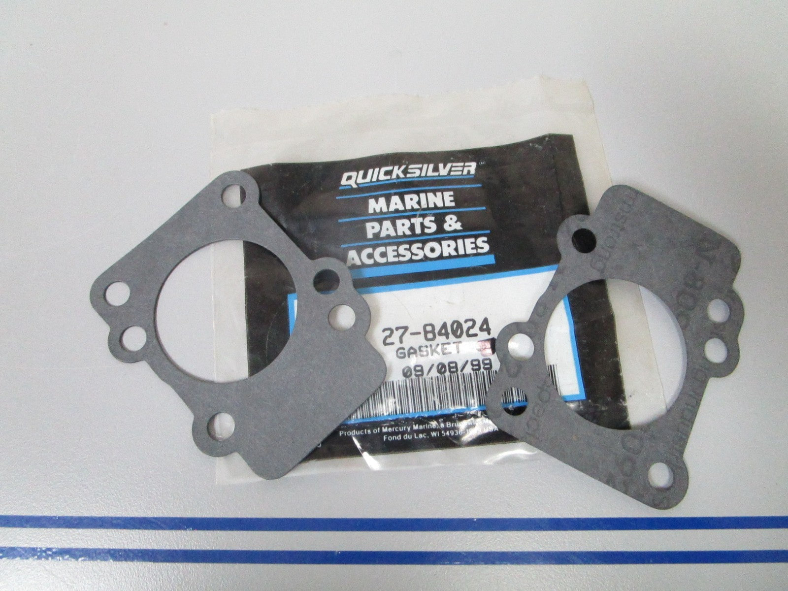 NEW OEM (LOT OF 2) 27-84024 Mercury Quicksilver Gasket 0810