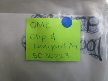 *NEW OEM* 0810 OMC Johnson Evinrude Clip & Lanyard Assembly 5030223