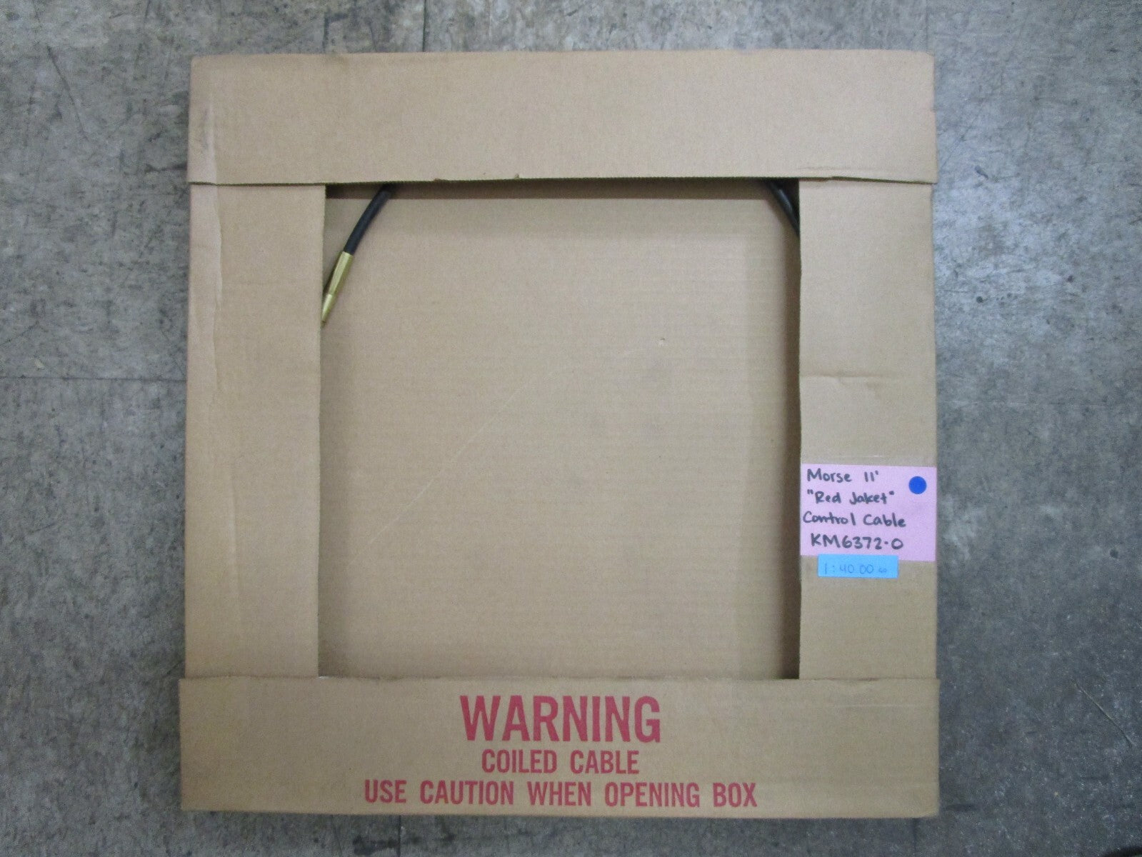 *NEW* 0820 Morse 11' "Red Jaket" Control Cable KM6372-0