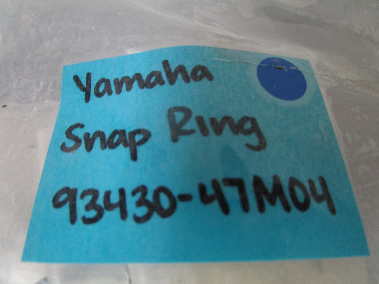 *NEW OEM* 0810 Yamaha Snap Ring 93430-47M04