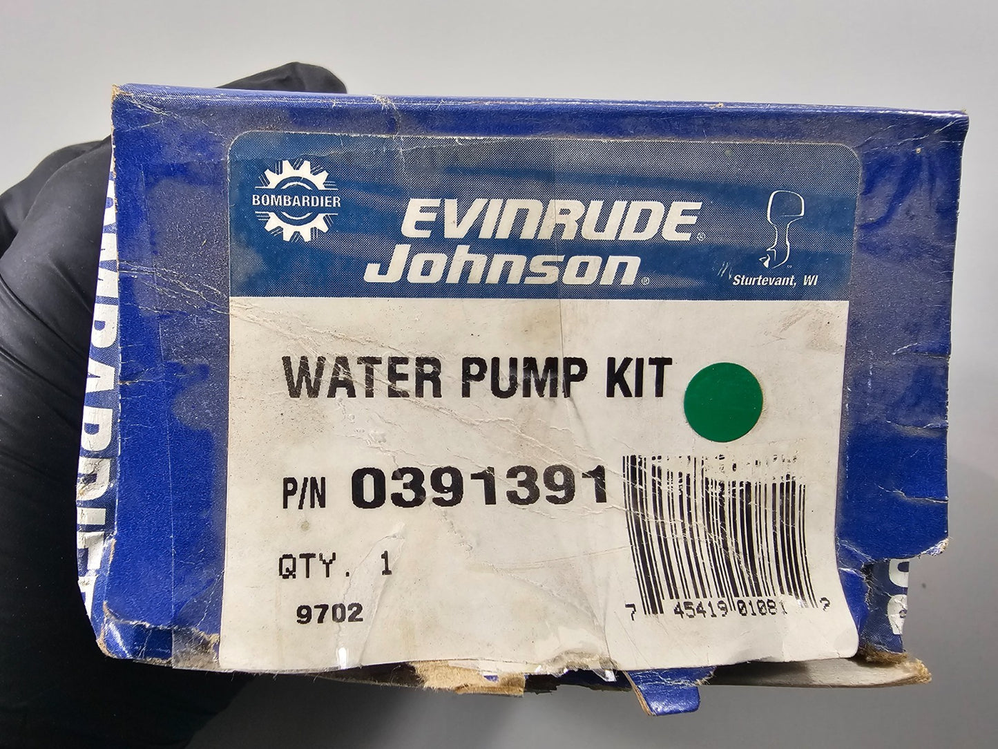 NEW OEM 391391 0391391 OMC Johnson Evinrude Water Pump Kit 0810