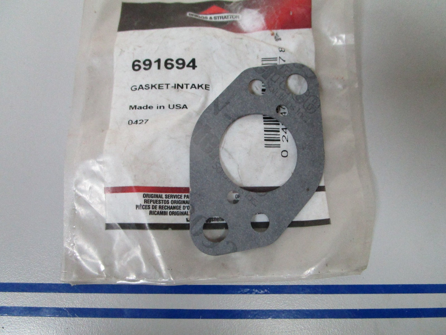 NEW OEM 691694 Briggs & Stratton Intake Gasket 0810