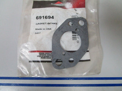 NEW OEM 691694 Briggs & Stratton Intake Gasket 0810