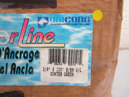 *NEW* 0820 Unicord ⅜ × 100' Green Anchor Line