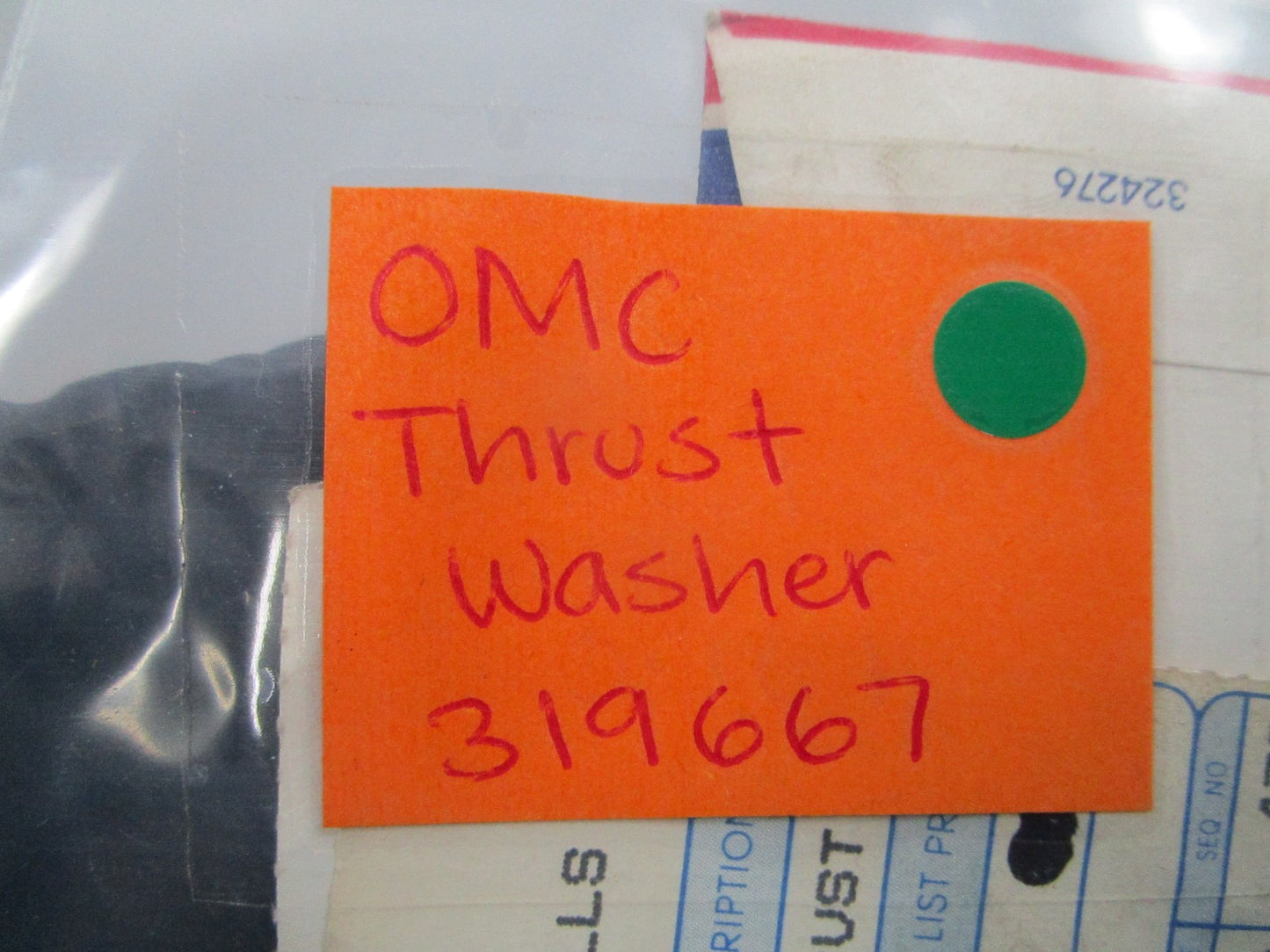 NEW OEM 319667 0319667 OMC Johnson Evinrude Thrust Washer 0810