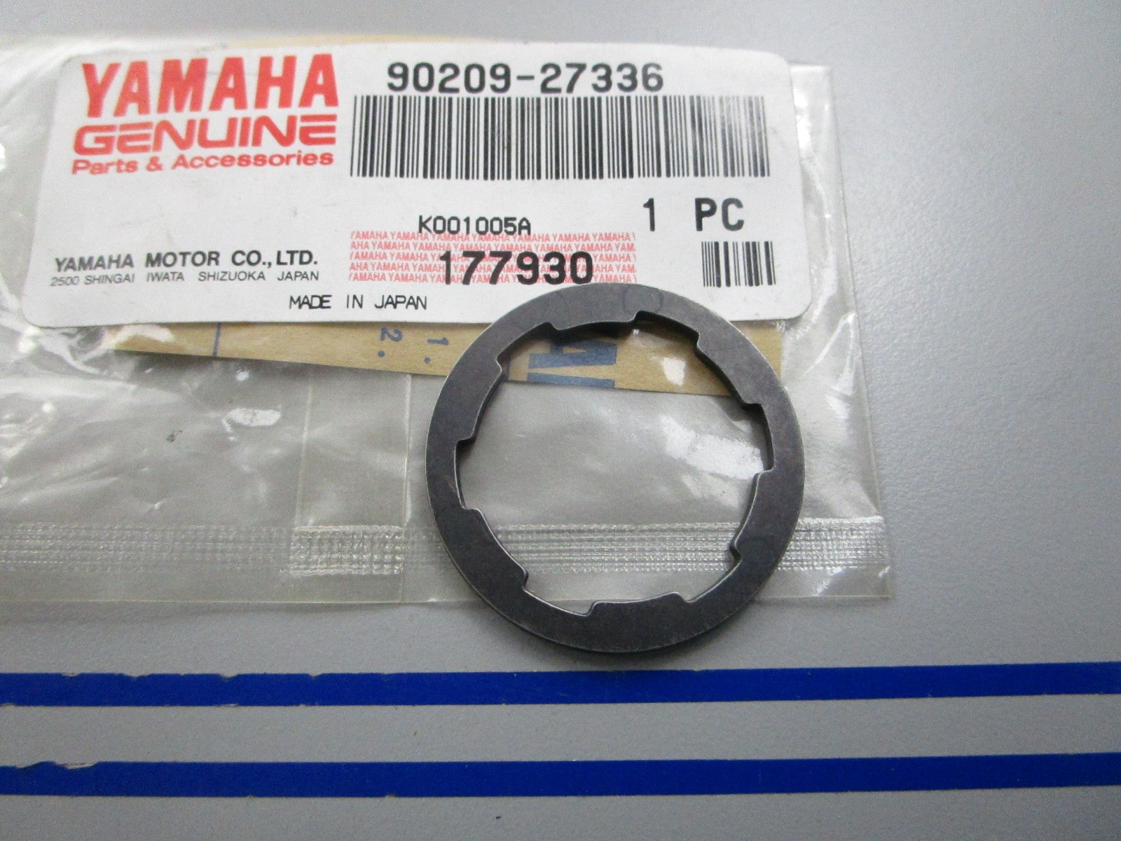 NEW OEM 90209-27336-00 Yamaha Special Shape Washer 0810