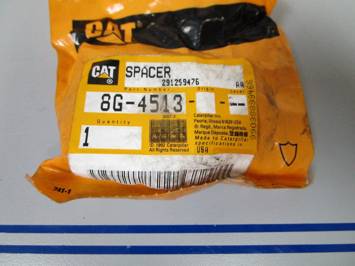 NEW OEM 8G-4513 Cat Caterpillar Spacer 0720