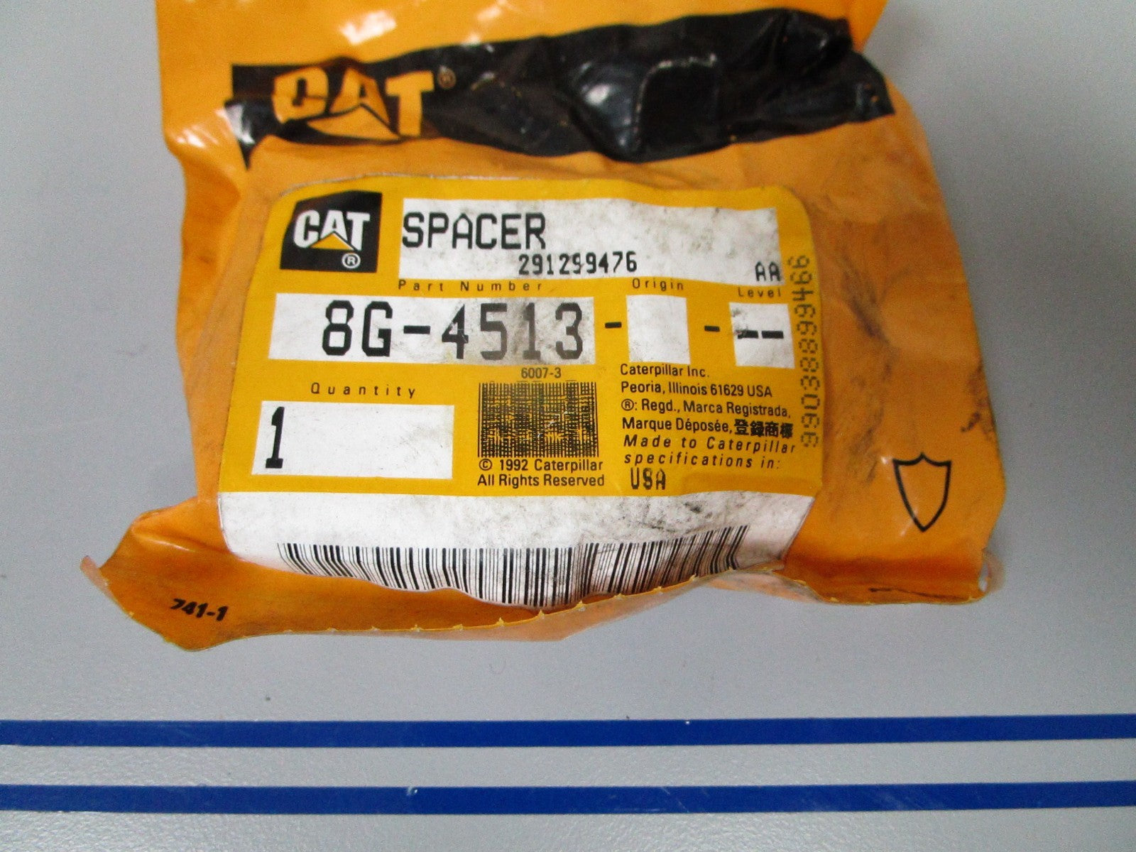 NEW OEM 8G-4513 Cat Caterpillar Spacer 0720