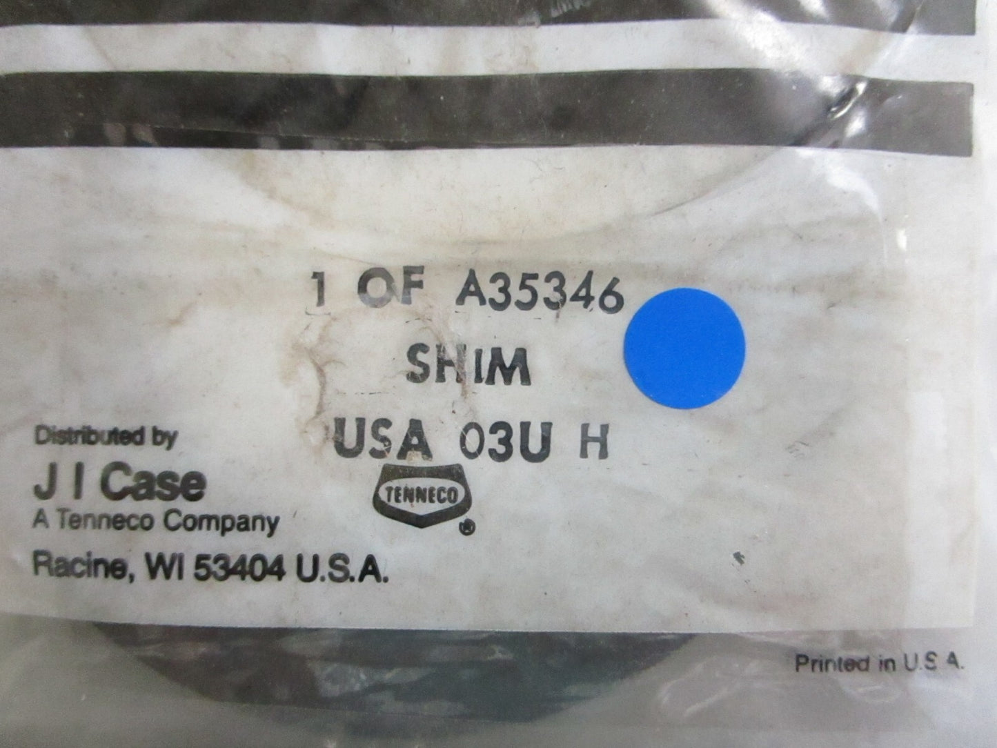 *NEW OEM* 0820 Case IH Shim A35346