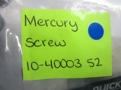NEW OEM (LOT OF 2) 10-4000352 Mercury Quicksilver Screw 0810