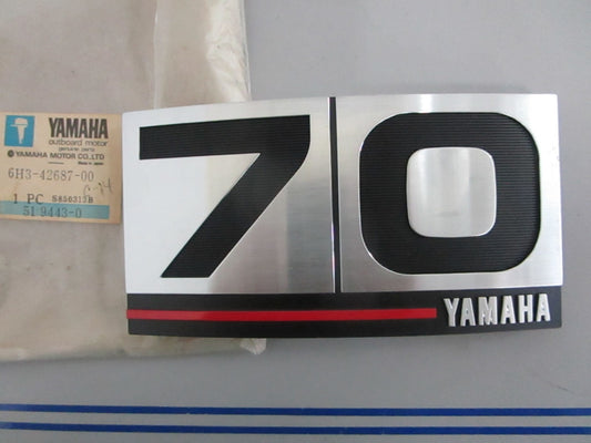 *NEW OEM* 0820 Yamaha Rear Emblem 6H3-42687-00-00