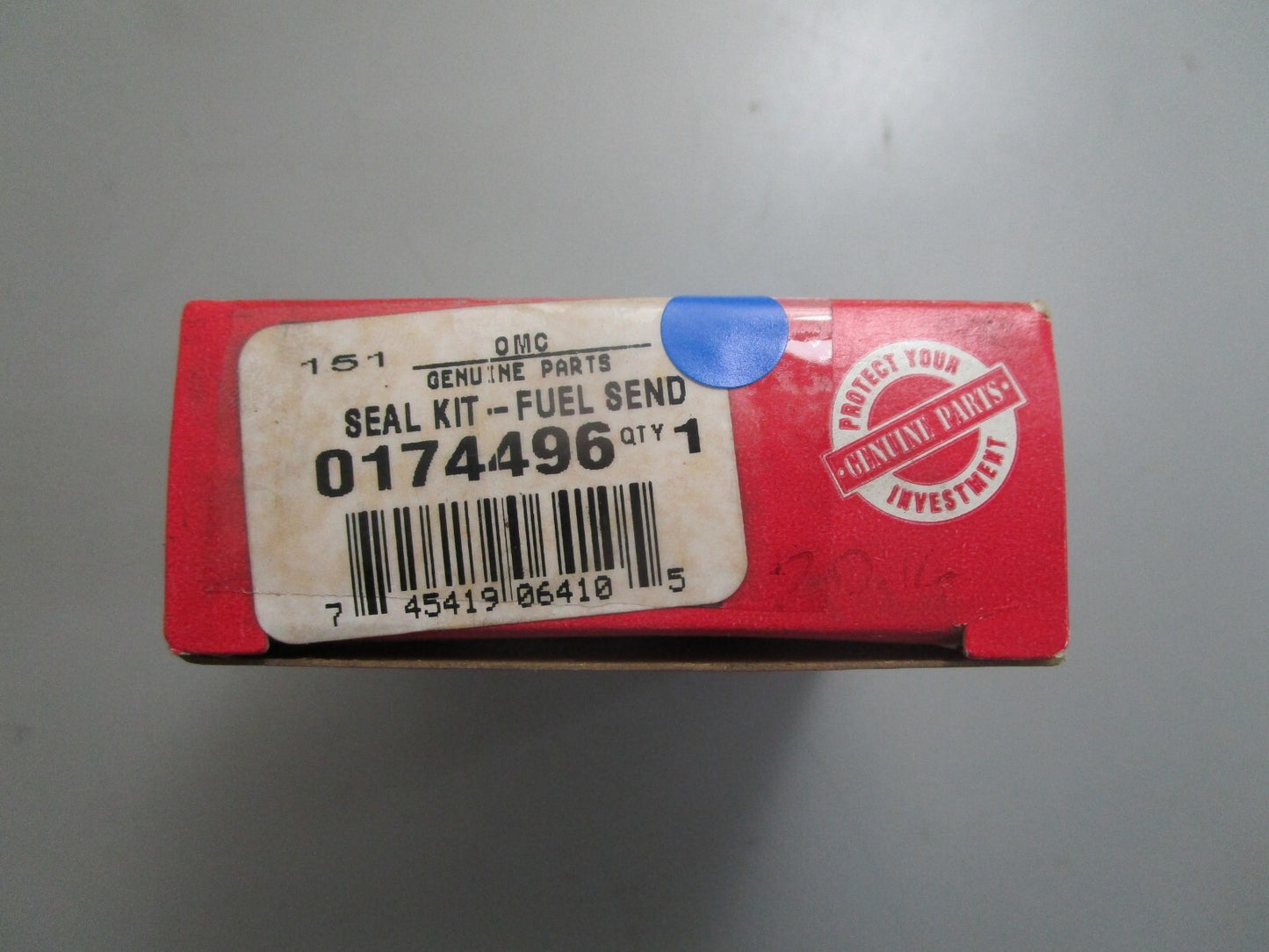 *NEW OEM* 0810 OMC Johnson Evinrude Fuel Send Seal Kit 174496 0174496