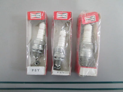 NEW OEM (LOT OF 3) P8Y Champion Spark Plug 0820