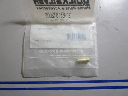 *NEW OEM* 0810 Mercury Quicksilver Check Valve 21-851812008