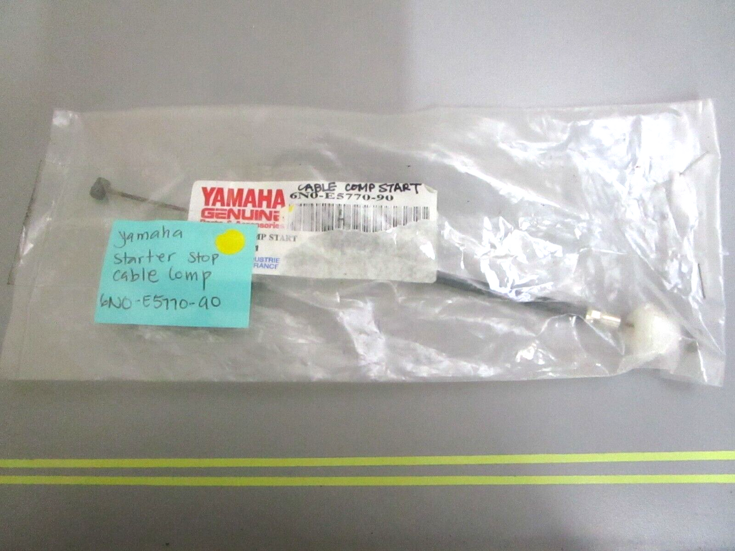 *NEW OEM* 0750 Yamaha STARTER STOP CABLE COMP 6N0-E5770-90