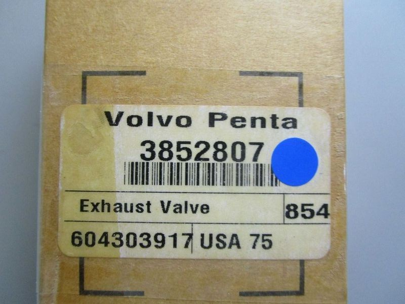 *NEW OEM* 0770 Volvo Penta Exhaust Valve 3852807
