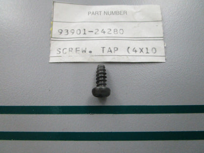 NEW OEM 93901-24280 Honda 4 x 10 Tap Screw 0810