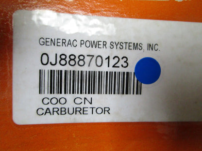 NEW OEM 0J88870123 Generac Carburetor 0720