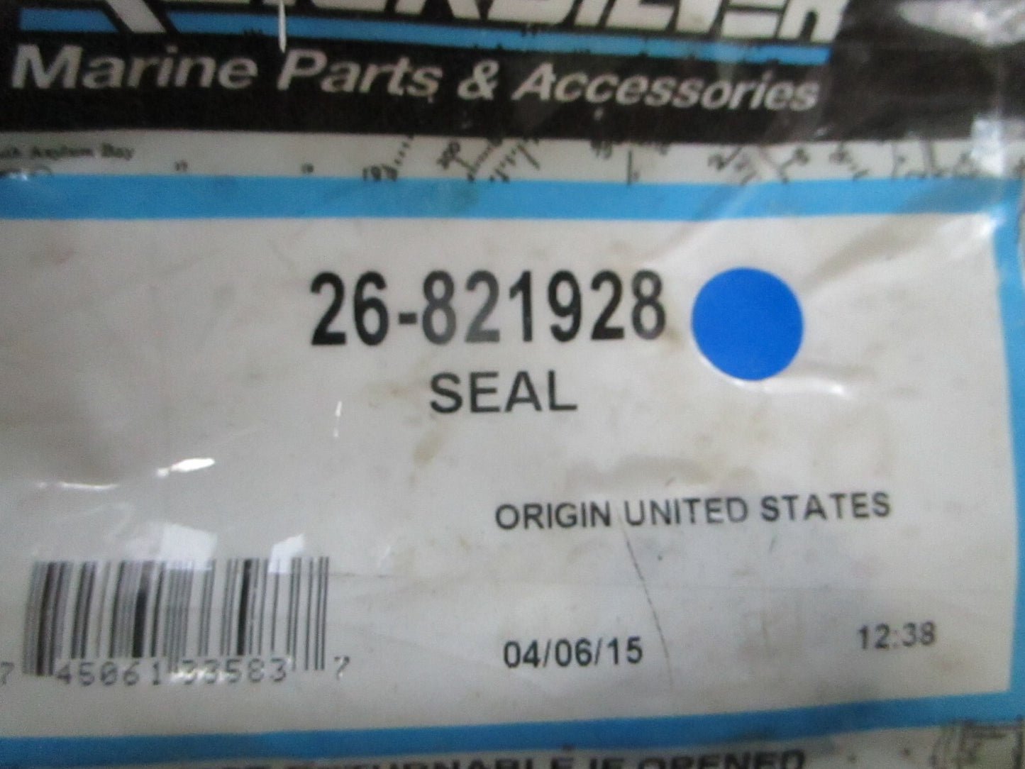 *NEW OEM* 0810 Mercury Quicksilver Seal 26-821928
