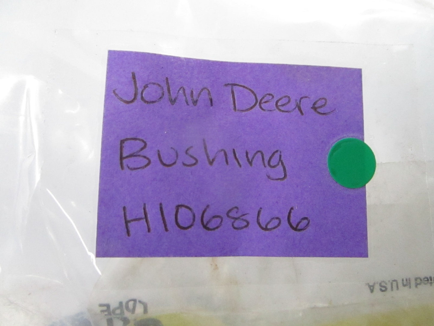 NEW OEM H106866 John Deere Bushing 0810