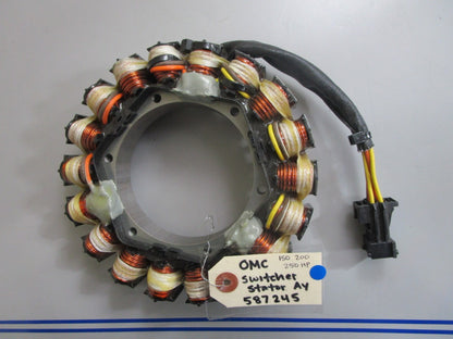*NEW OEM* 0820 OMC Johnson Evinrude 150 200 250HP Switcher Stator 587245 0587245