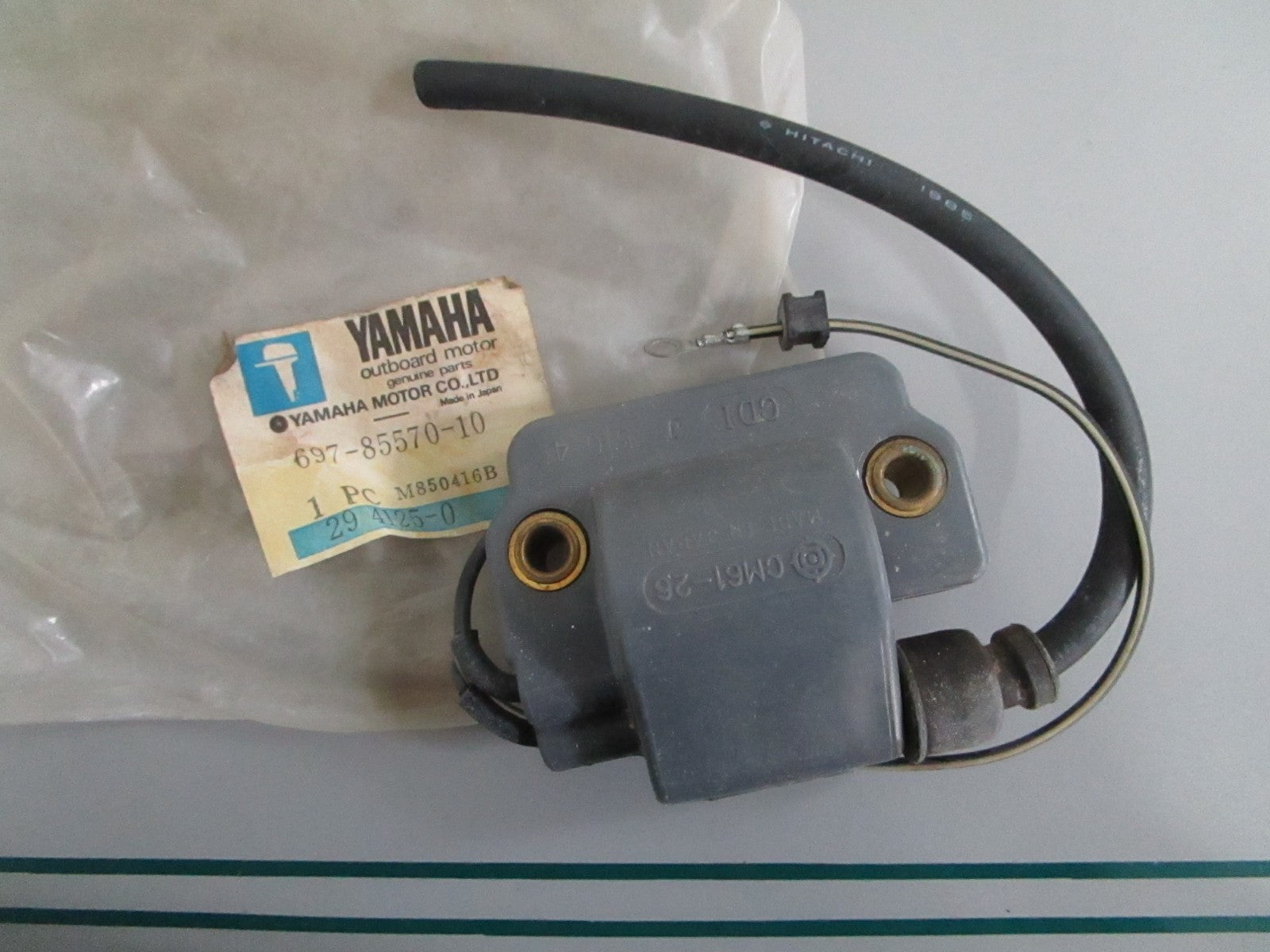 NEW OEM 697-85570-10-00 Yamaha Ignition Coil Assy 0820