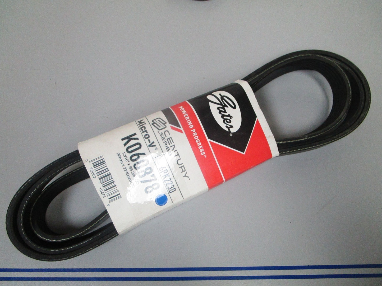 NEW K060878 Gates Micro-V 13/16" x 88 ⅜ Serpentine Belt 0720