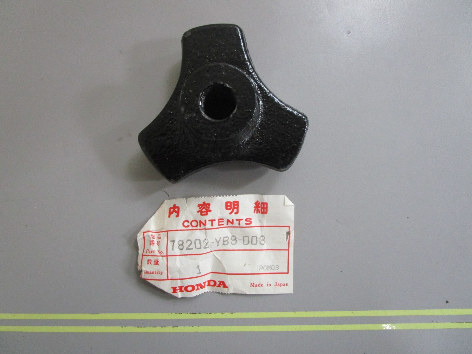 *NEW OEM* 0810 Honda Drain Knob Cover 78202-YB9-003