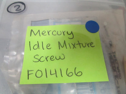 *NEW OEM* 0810 Mercury Quicksilver Idle Mixture Screw F014166