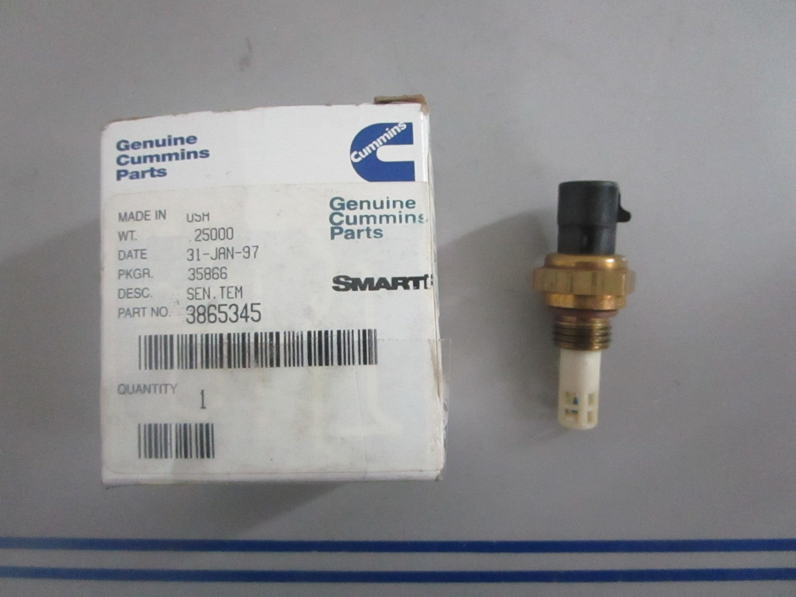*NEW OEM* 0820 Cummins Temperature Sensor 3865345