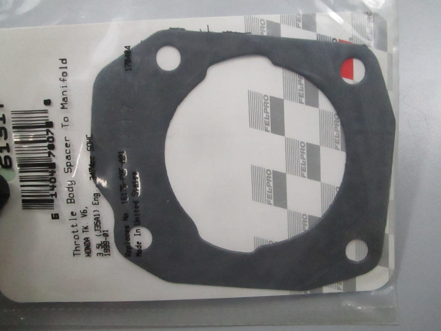 *NEW* 0810 Fel-Pro Throttle Body Gasket 61317