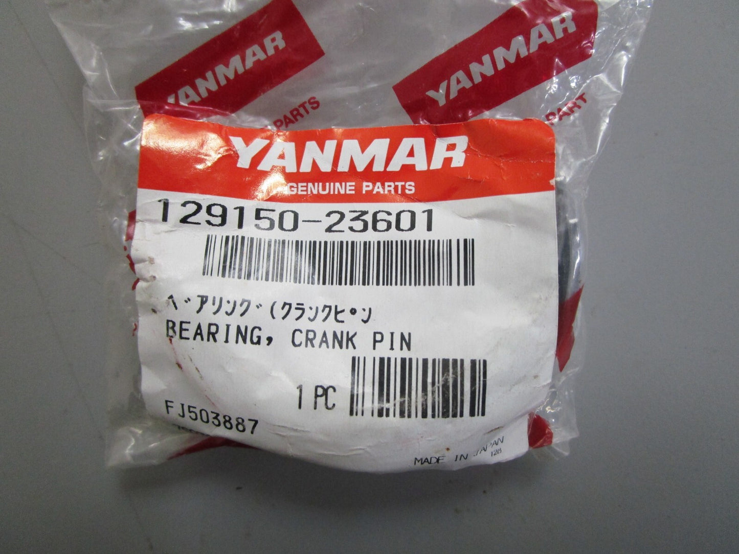 *NEW OEM* 0820 Yanmar Crank Pin Bearing 129150-23601