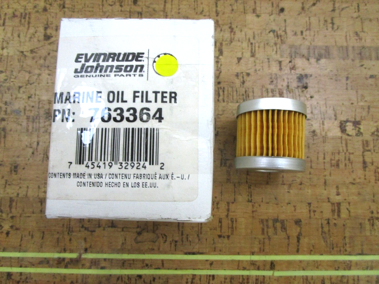 *NEW OEM* 0750 OMC Johnson Evinrude OIL FILTER 763364 0763364