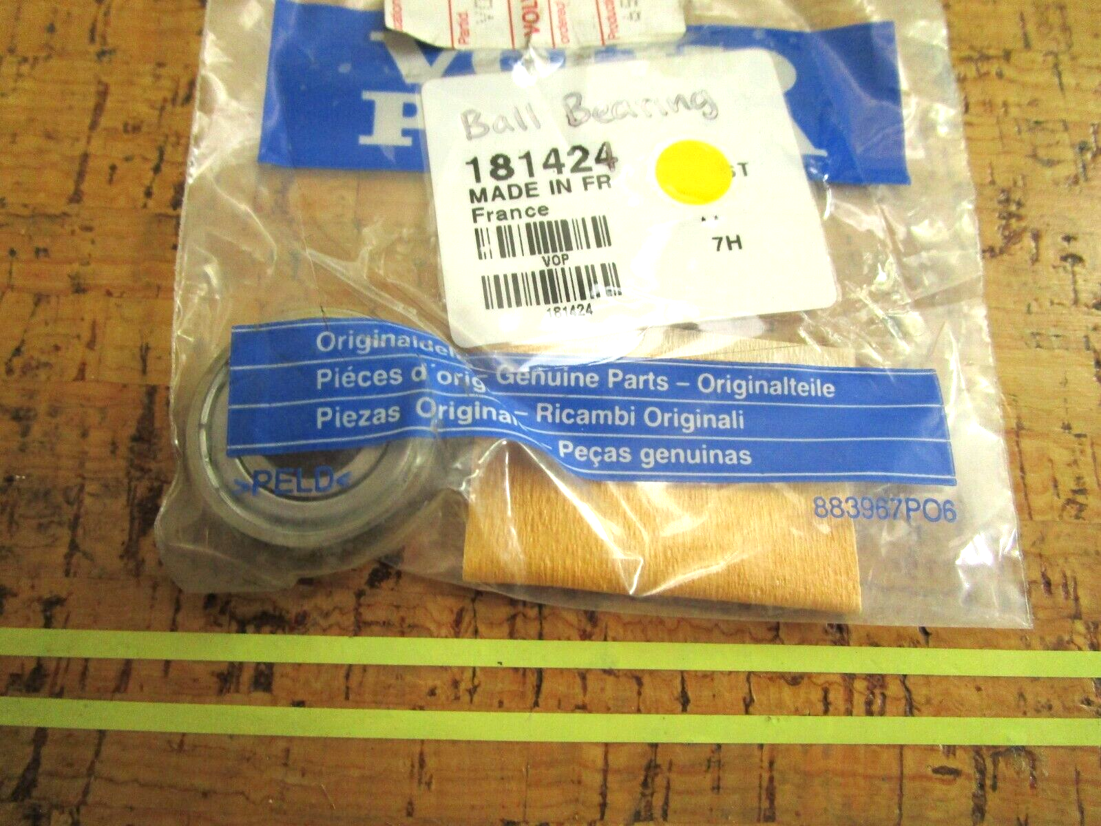 *NEW OEM* 0750 Volvo Penta BALL BEARING 181424 0181424