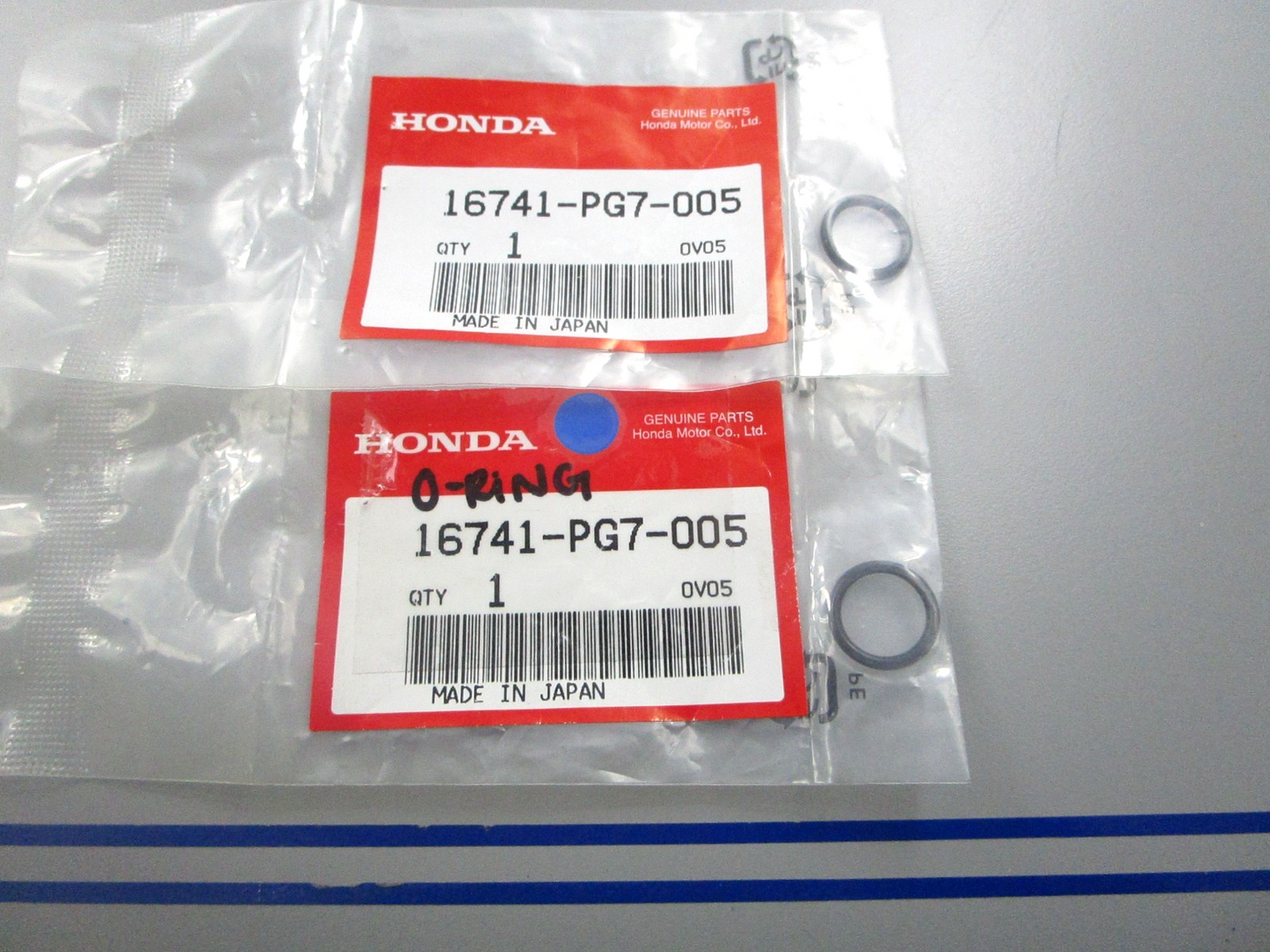 *NEW OEM* (LOT OF 2) 0810 Honda O-Ring 16741-PG7-005