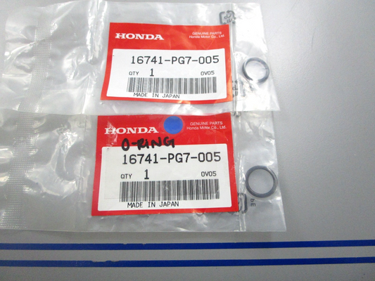 *NEW OEM* (LOT OF 2) 0810 Honda O-Ring 16741-PG7-005
