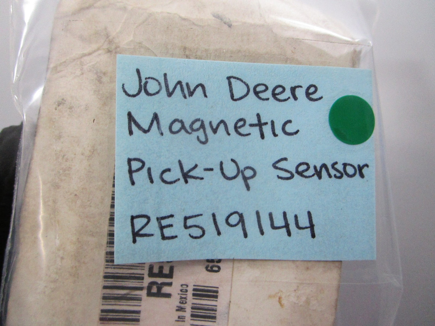 NEW OEM RE519144 John Deere Magnetic Pick-Up Sensor 0810