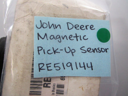 NEW OEM RE519144 John Deere Magnetic Pick-Up Sensor 0810