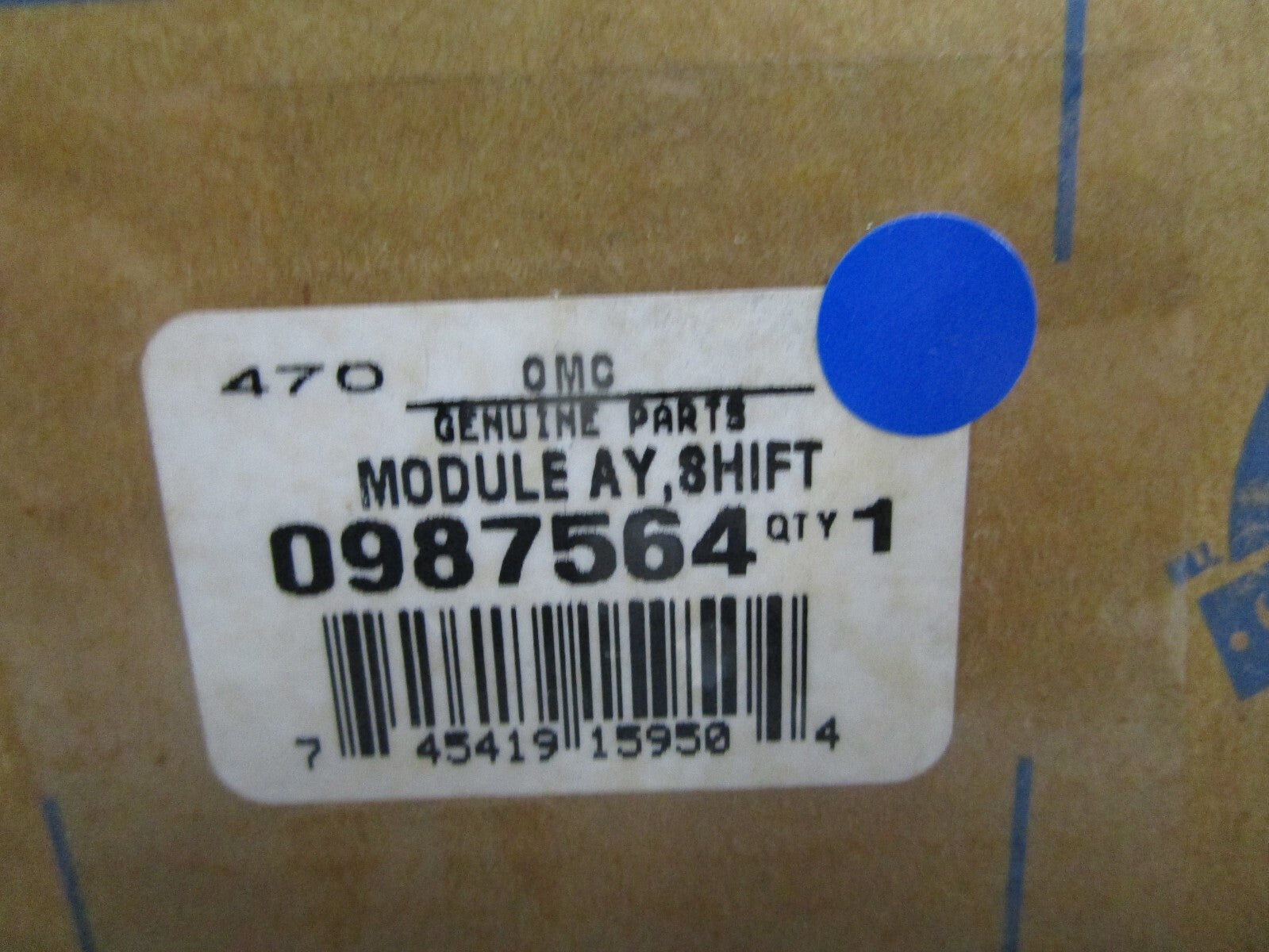 *NEW OEM* 0820 OMC Johnson Evinrude Shift Module Ay 987567 0987567